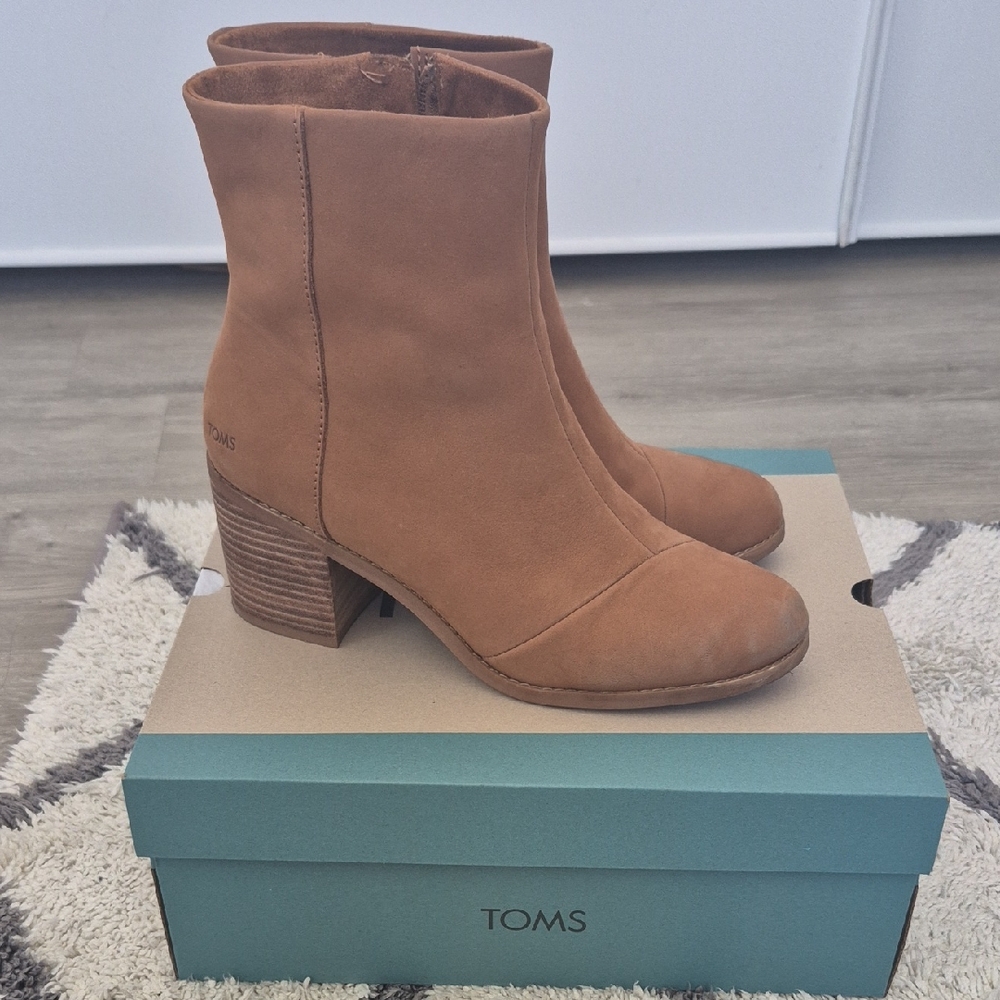 TOMS Women's Brown Ankle Booties